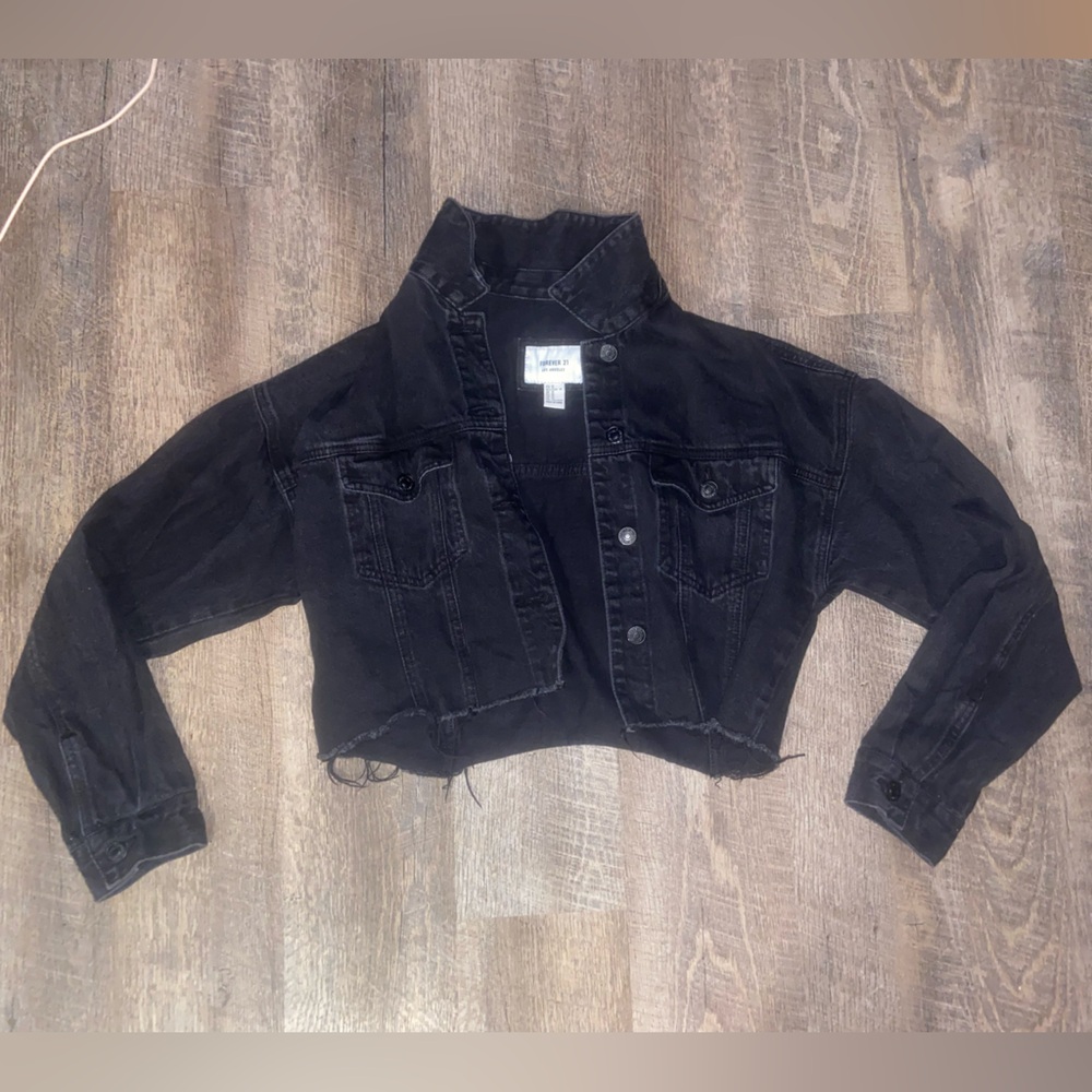 Women's Black Denim Jacket